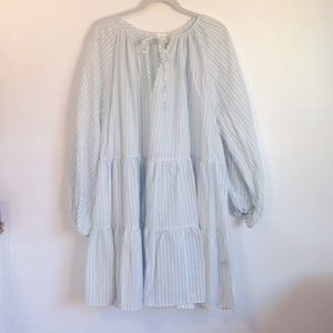 NWT H&M Stripe Peasant  Dress